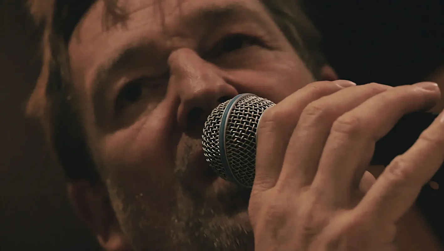 Tresemann mit Mikrofon