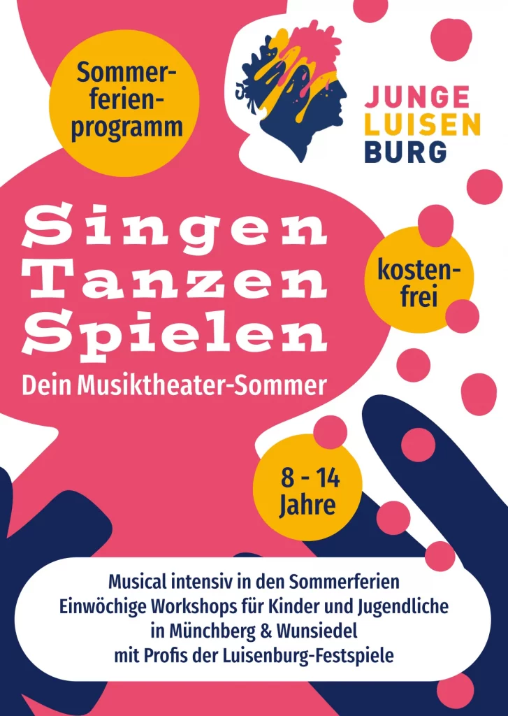 Plakat zum Sommerferienprogramm der Jungen Luisenburg