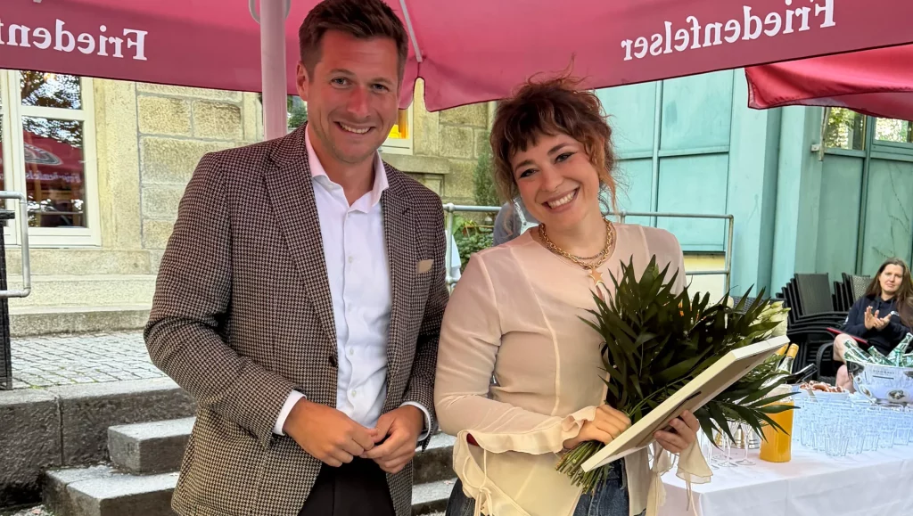 Nikolas Lahovnik und Bernadette Leopold